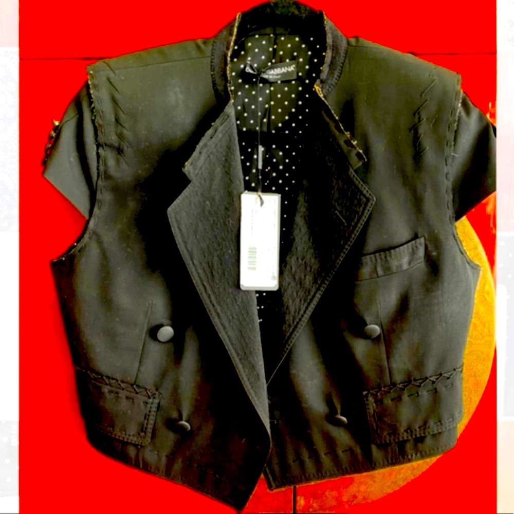 Dolce & Gabbana Cap Sleeve Short Jacket